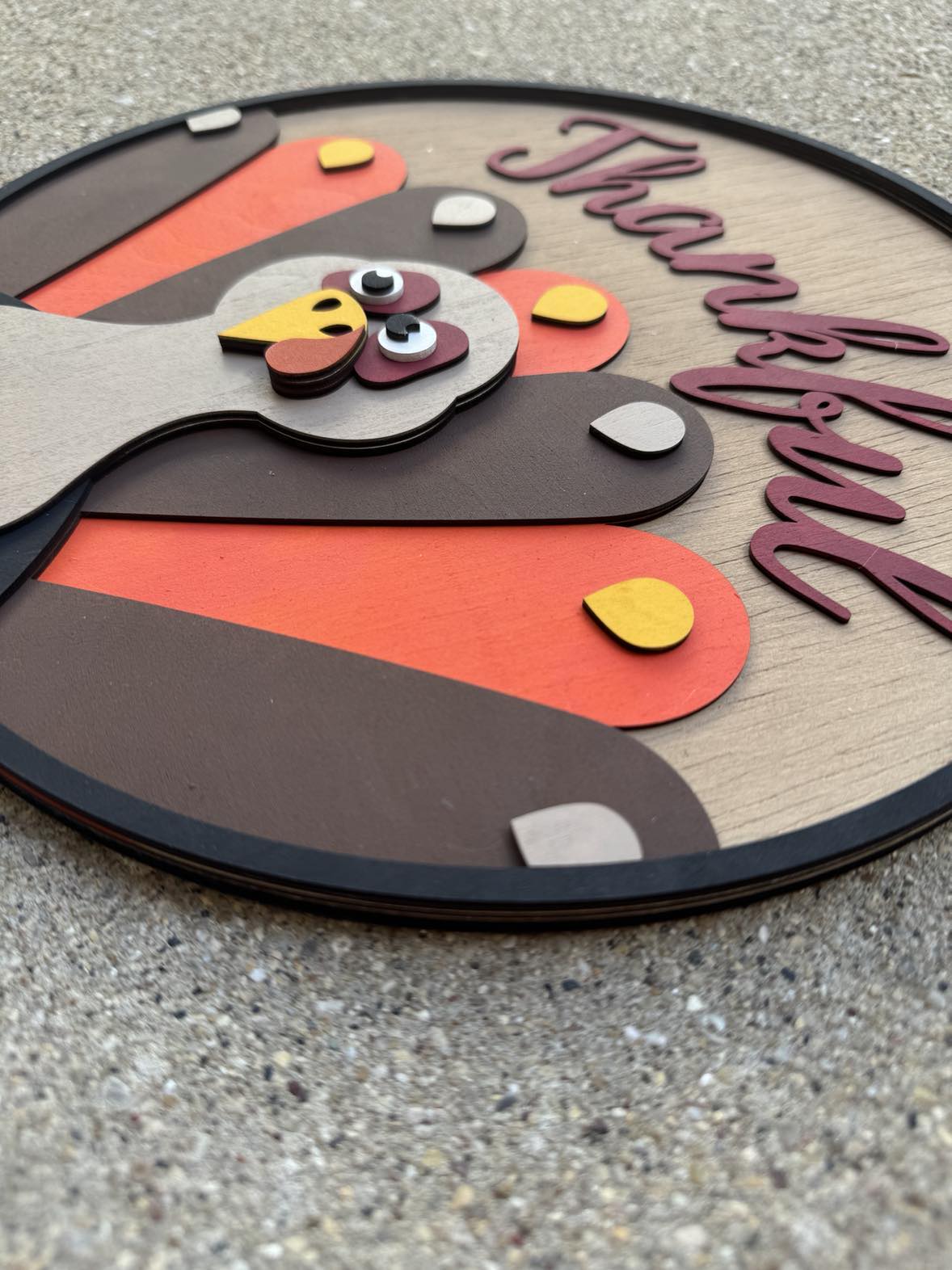 Thankful Turkey Round