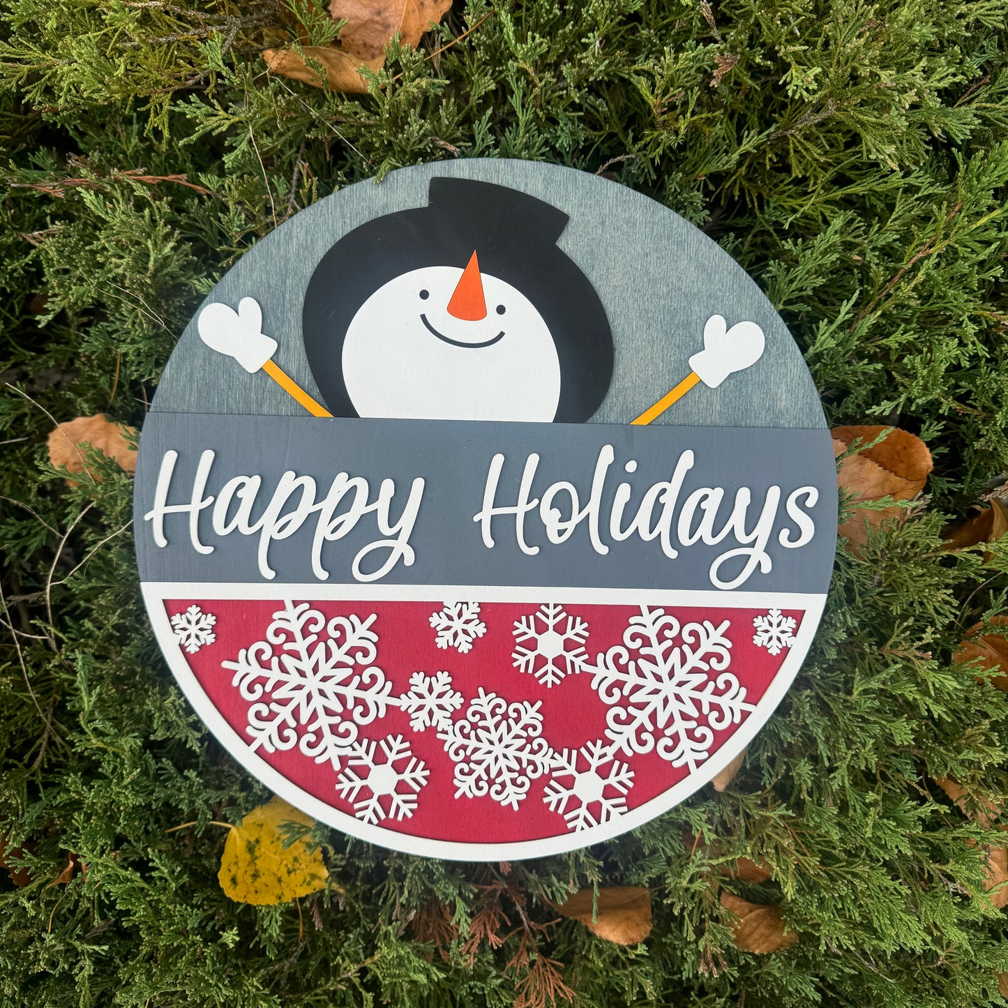 Happy Holidays Snowman DIY kit