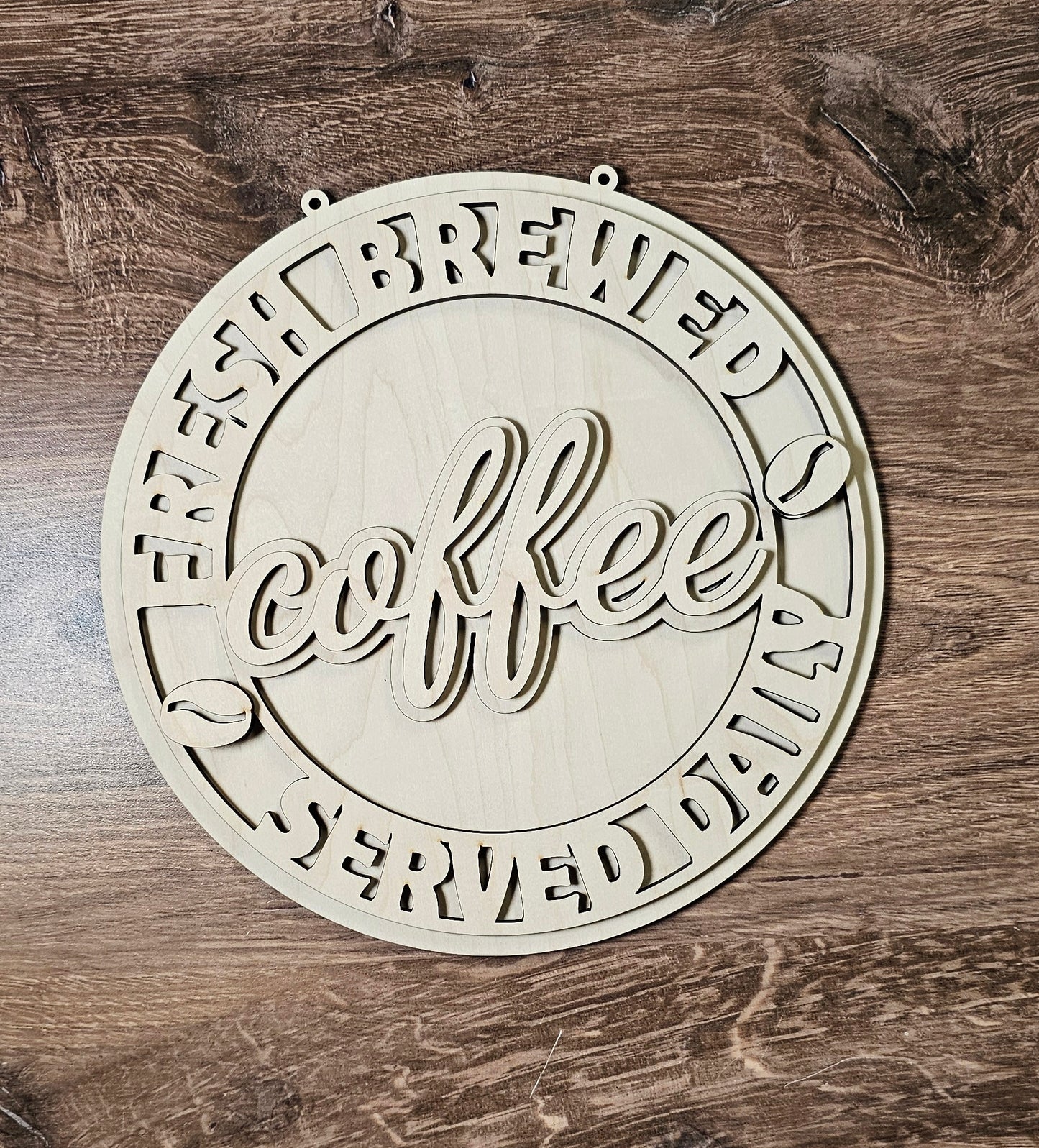 Fresh Brewed Coffee Round