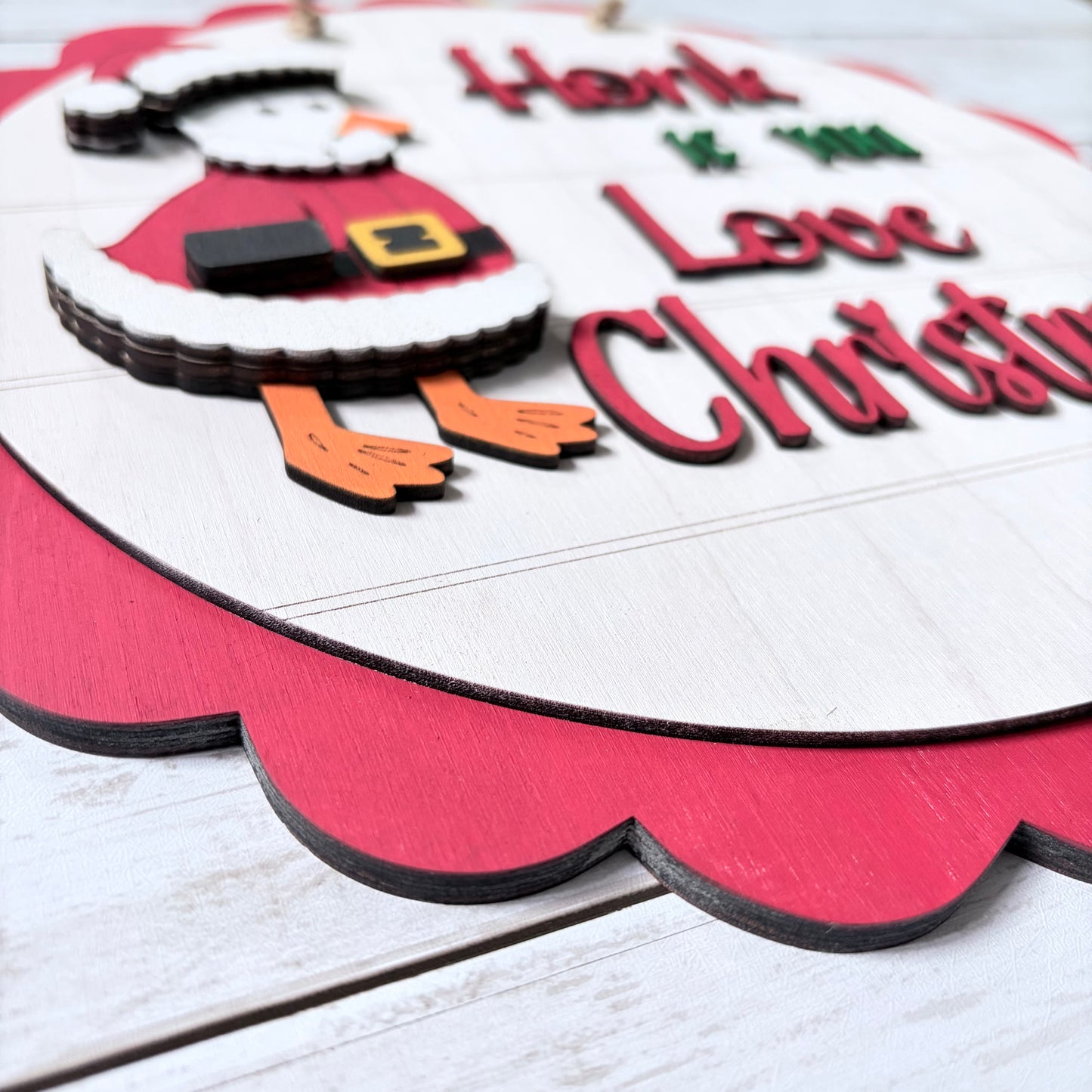 Honk If You Love Christmas Round