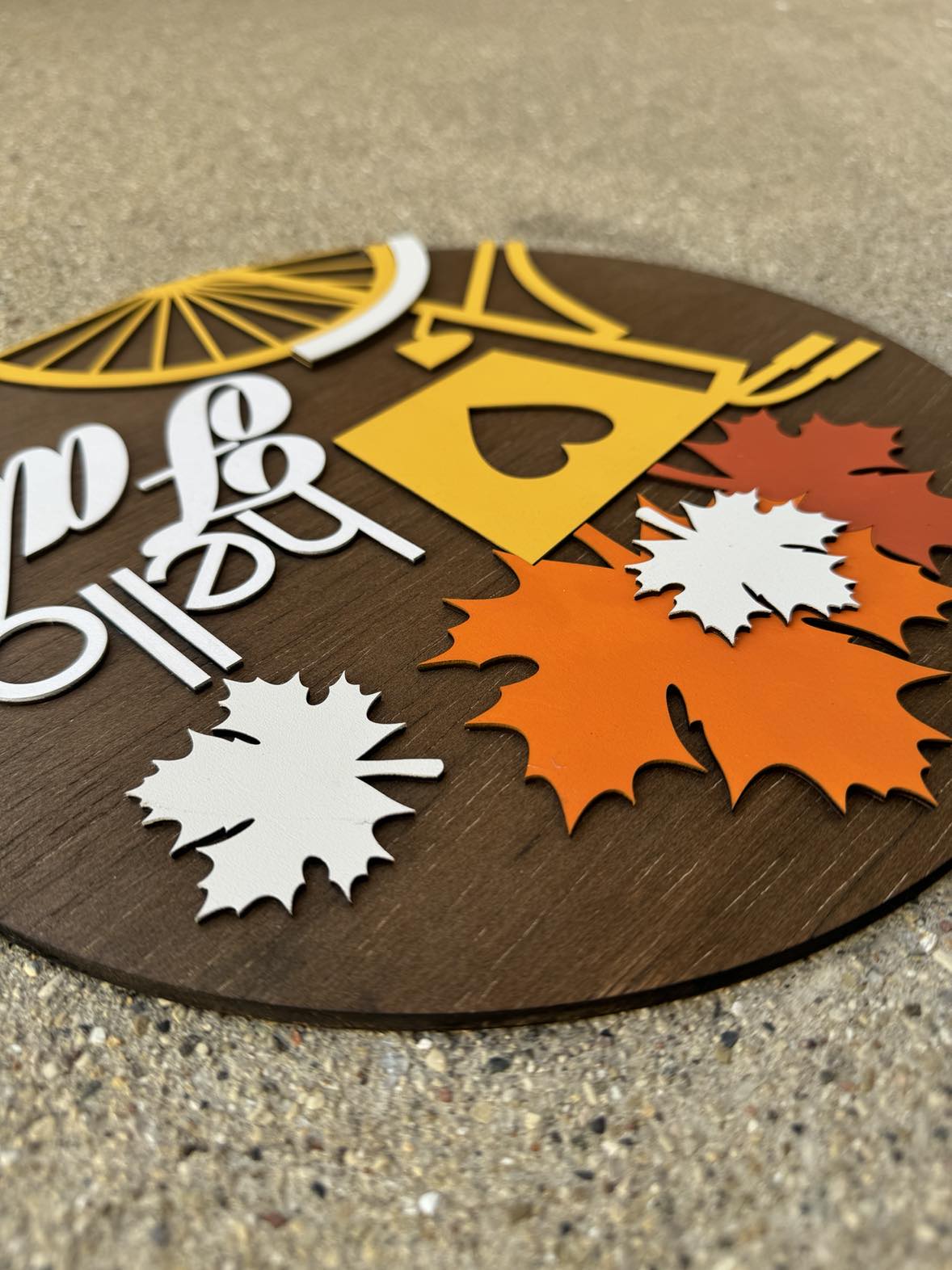 Bicycle Love Fall Round