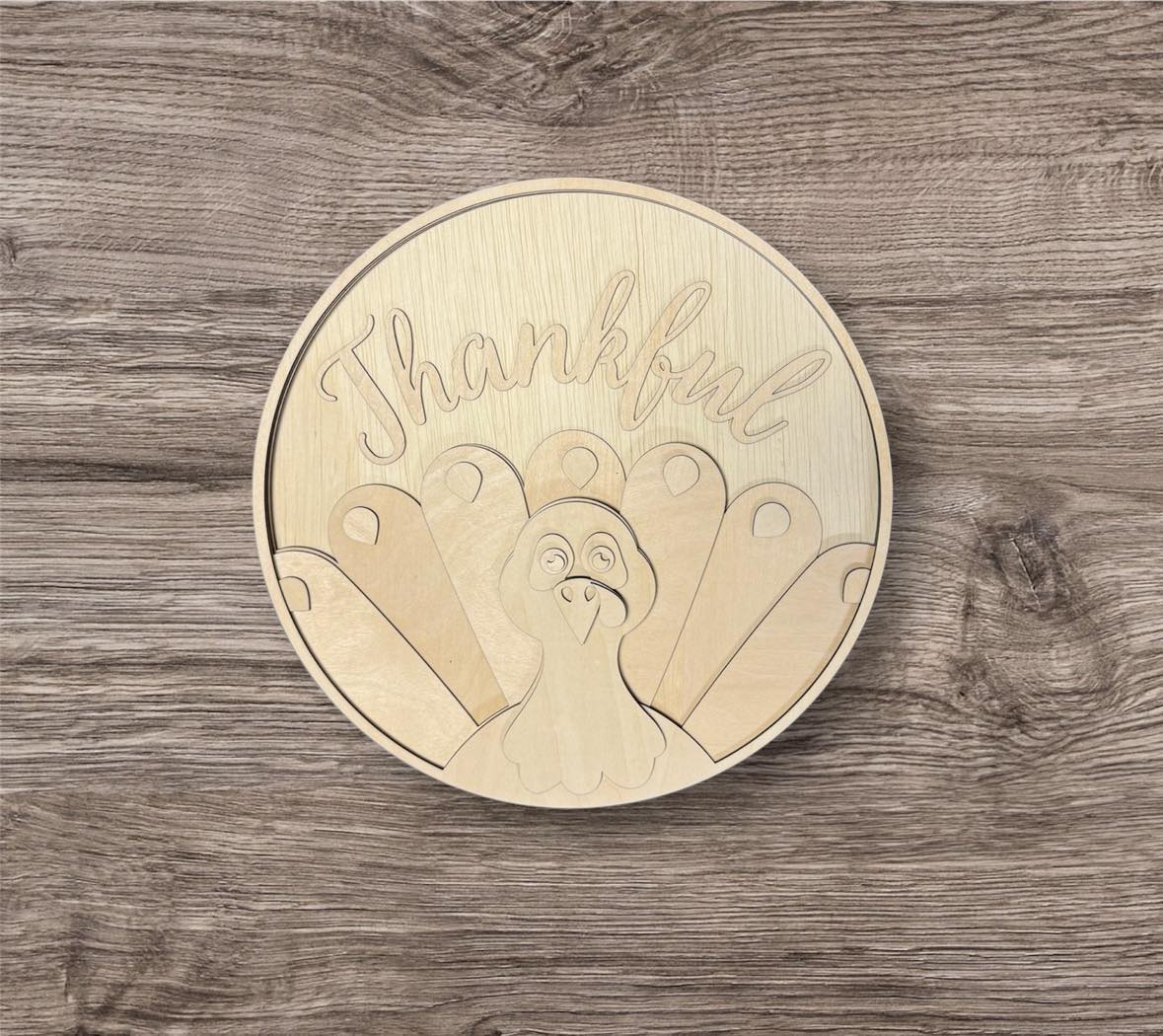 Thankful Turkey Round