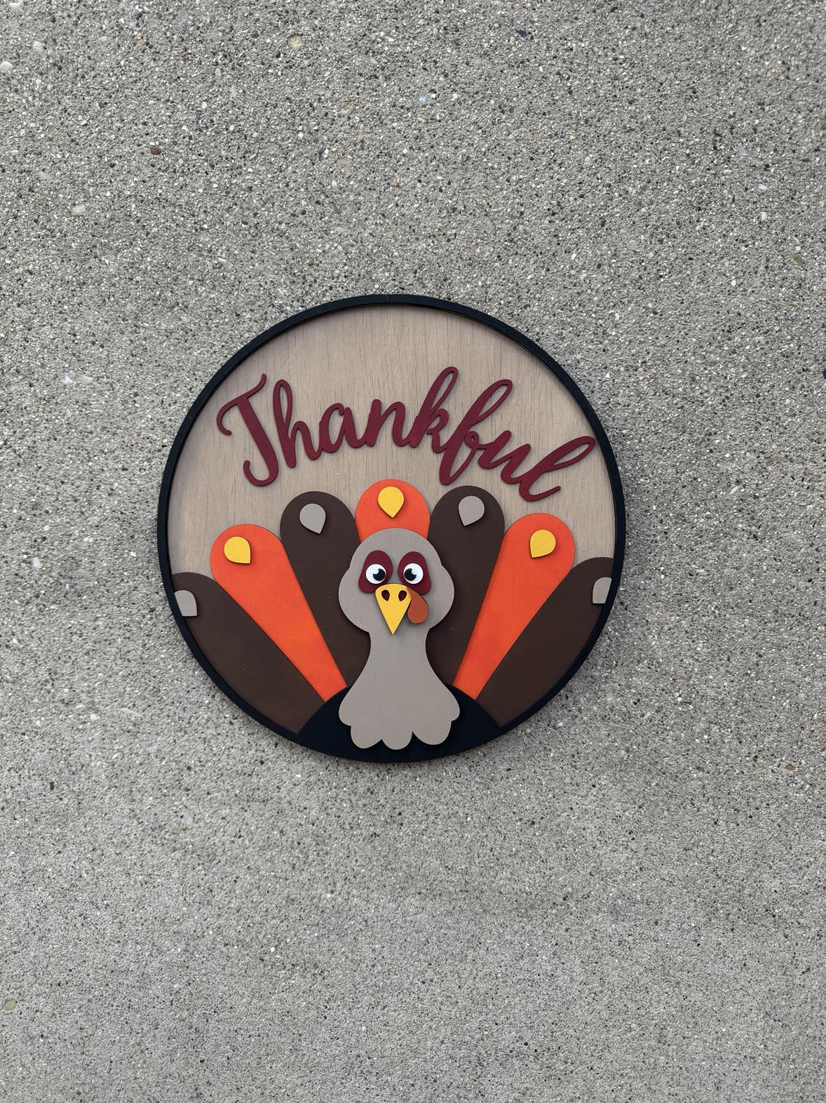 Thankful Turkey Round