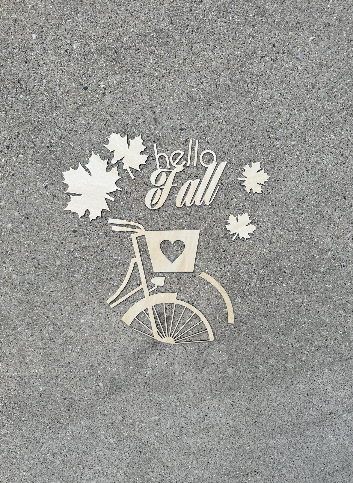 Bicycle Love Fall Round