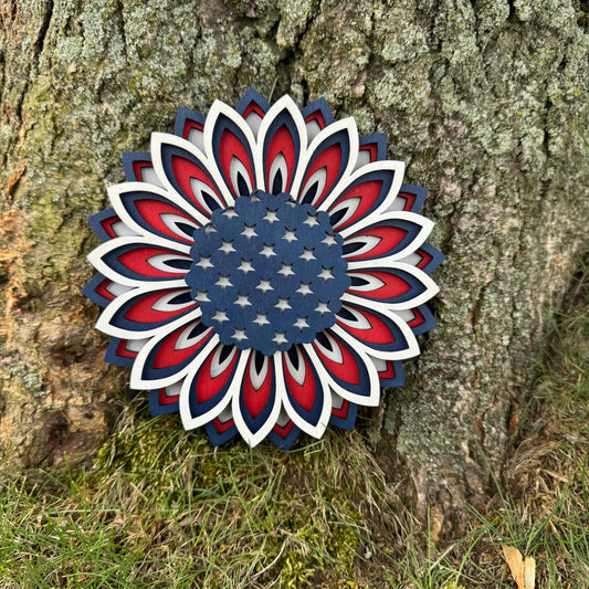 America Sunflower Sign