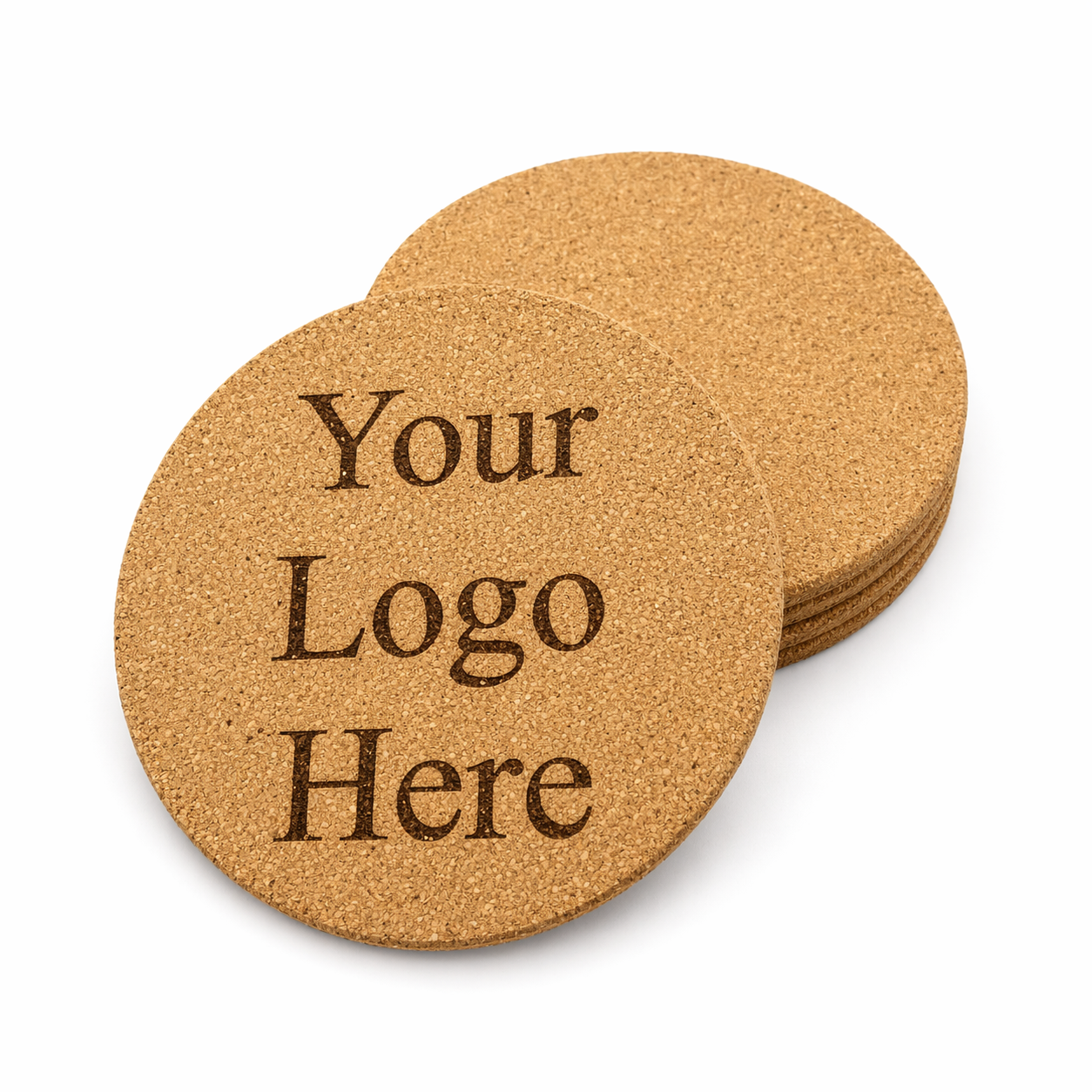 Custom Engraved Cork Coaster Set