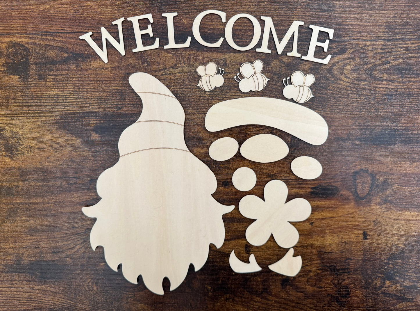 Garden Gnome Welcome Round