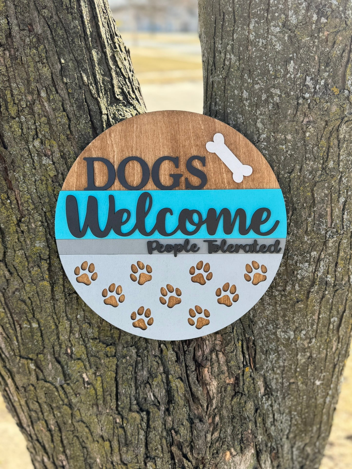Dog's Welcome (People Tolerated) Round