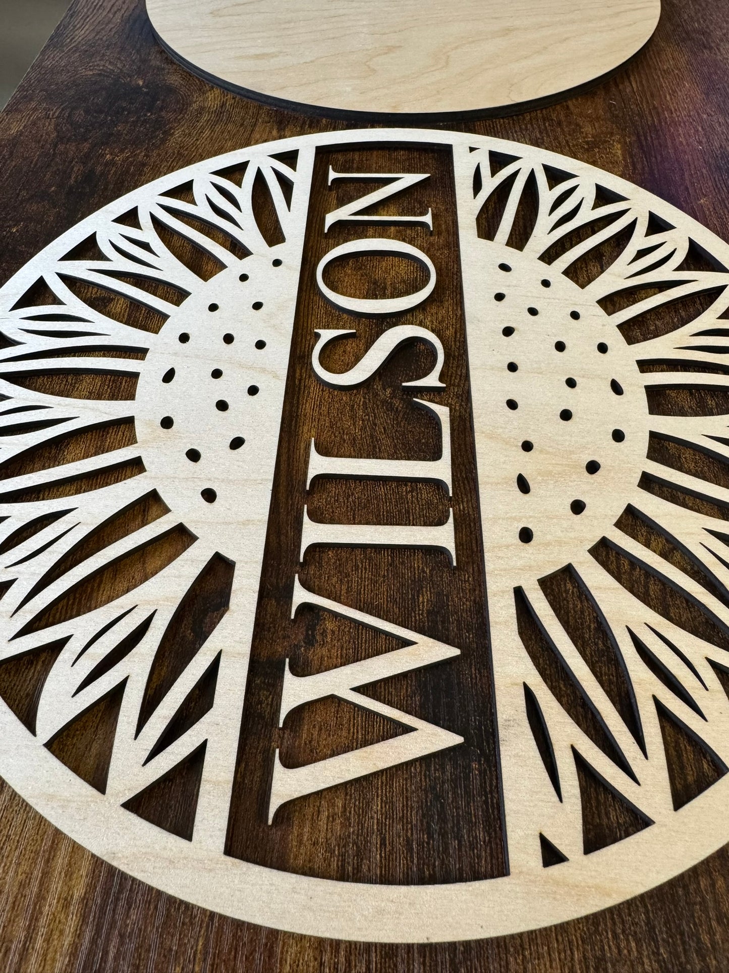 Personalized Sunflower Name Sign