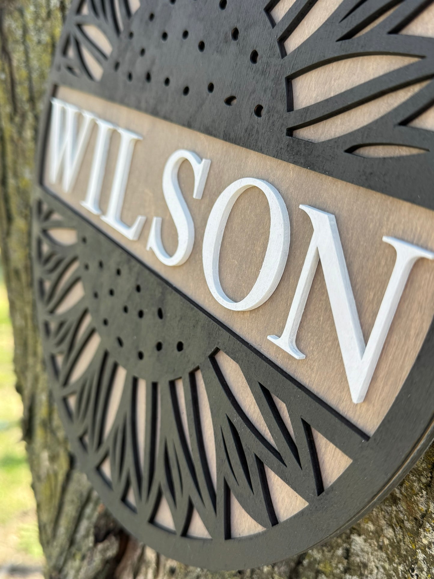 Personalized Sunflower Name Sign