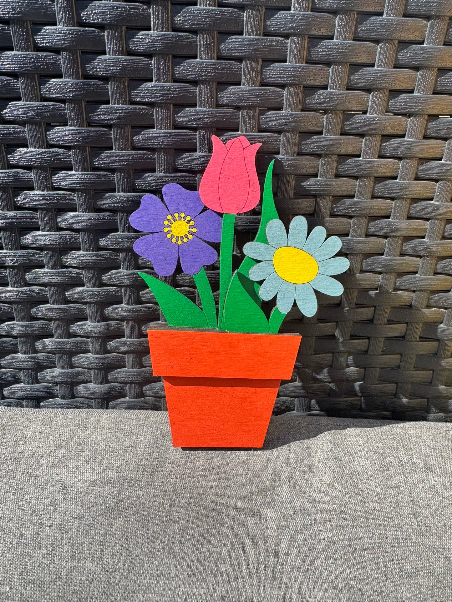 Build Your Own Flower Pot Magnet Pop-Out Kit