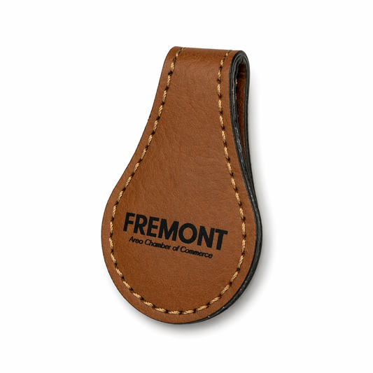 Custom Engraved Magnetic Leather Bookmark